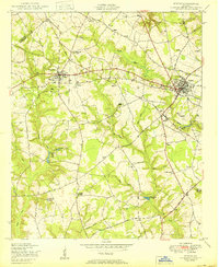 Wrens 1950 topographic map thumbnail