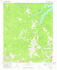 Wrightsboro 1972 topographic map thumbnail