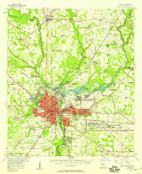 Albany 1956 topographic map thumbnail