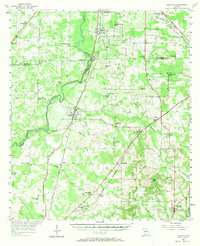 Baconton 1956 topographic map thumbnail