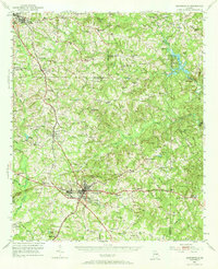 Barnesville 1951 topographic map thumbnail