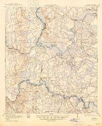 Boulogne 1919 topographic map thumbnail