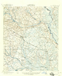 Brooklet 1921 topographic map thumbnail