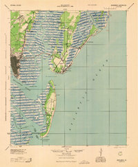 Brunswick 1945 topographic map thumbnail