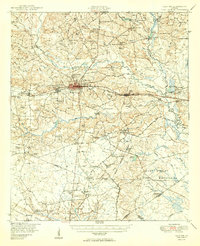 Claxton 1950 topographic map thumbnail