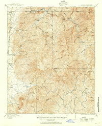 Cohutta Mountain topographic map thumbnail