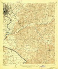 Columbus 1908 topographic map thumbnail