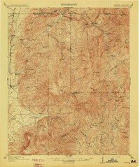 Cuhutta topographic map thumbnail