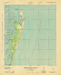 Cumberland Island topographic map thumbnail
