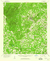 Dallas 1958 topographic map thumbnail