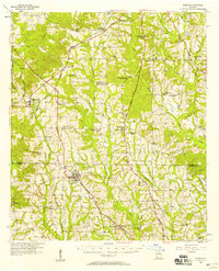 Doerun 1956 topographic map thumbnail