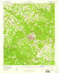 Elberton 1958 topographic map thumbnail