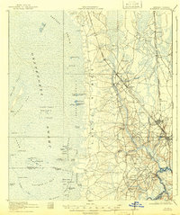 Folkston 1918 topographic map thumbnail