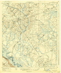 Glennville 1920 topographic map thumbnail