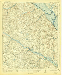 Greens Cut 1920 topographic map thumbnail