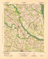 Hilltonia 1943 topographic map thumbnail
