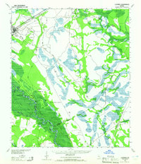 Ludowici 1943 topographic map thumbnail