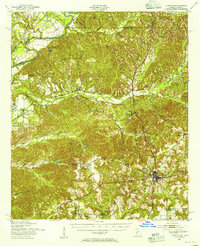 Lumpkin 1950 topographic map thumbnail