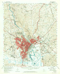 Macon 1956 topographic map thumbnail