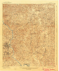 Milledgeville 1912 topographic map thumbnail