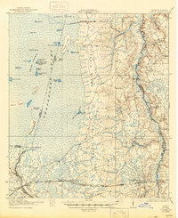 Moniac 1942 topographic map preview