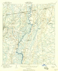 Nahunta 1917 topographic map preview