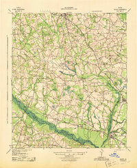 Oliver 1943 topographic map thumbnail
