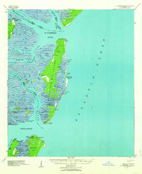 St Catherines Island 1943 topographic map thumbnail