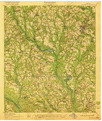 Statesboro 1920 topographic map thumbnail