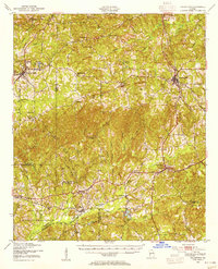 Talbotton 1950 topographic map thumbnail