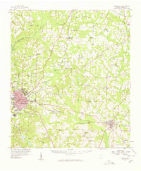 Thomasville 1957 topographic map thumbnail