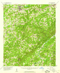 Villa Rica 1958 topographic map thumbnail