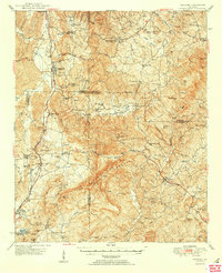 Waleska 1950 topographic map thumbnail