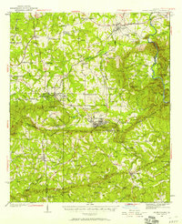 Warm Springs 1934 topographic map thumbnail