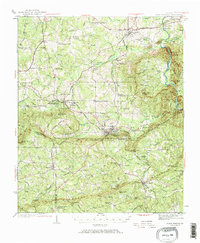Warm Springs 1934 topographic map thumbnail
