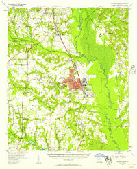 Warner Robins 1956 topographic map thumbnail