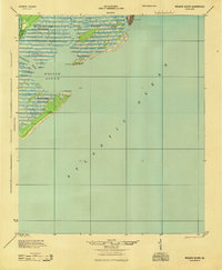 Wassaw Sound 1945 topographic map thumbnail