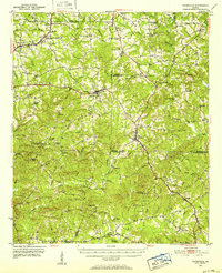 Yatesville 1951 topographic map thumbnail