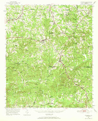Yatesville 1951 topographic map thumbnail