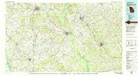 Hawkinsville 1978 topographic map thumbnail