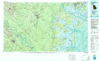 Jesup topographic map thumbnail