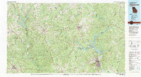 Milledgeville 1981 topographic map thumbnail