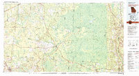 Okefenokee Swamp topographic map thumbnail