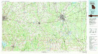 Valdosta 1981 topographic map thumbnail