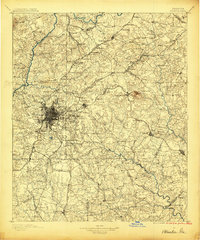Atlanta 1895 topographic map thumbnail