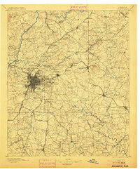 Atlanta 1895 topographic map thumbnail