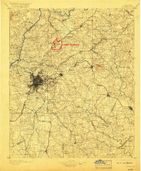 Atlanta 1895 topographic map thumbnail