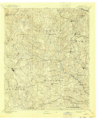 Carnesville 1891 topographic map thumbnail