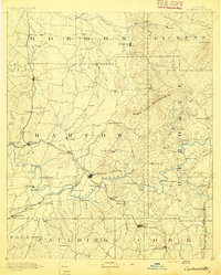 Cartersville 1891 topographic map thumbnail