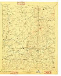 Cartersville 1896 topographic map thumbnail